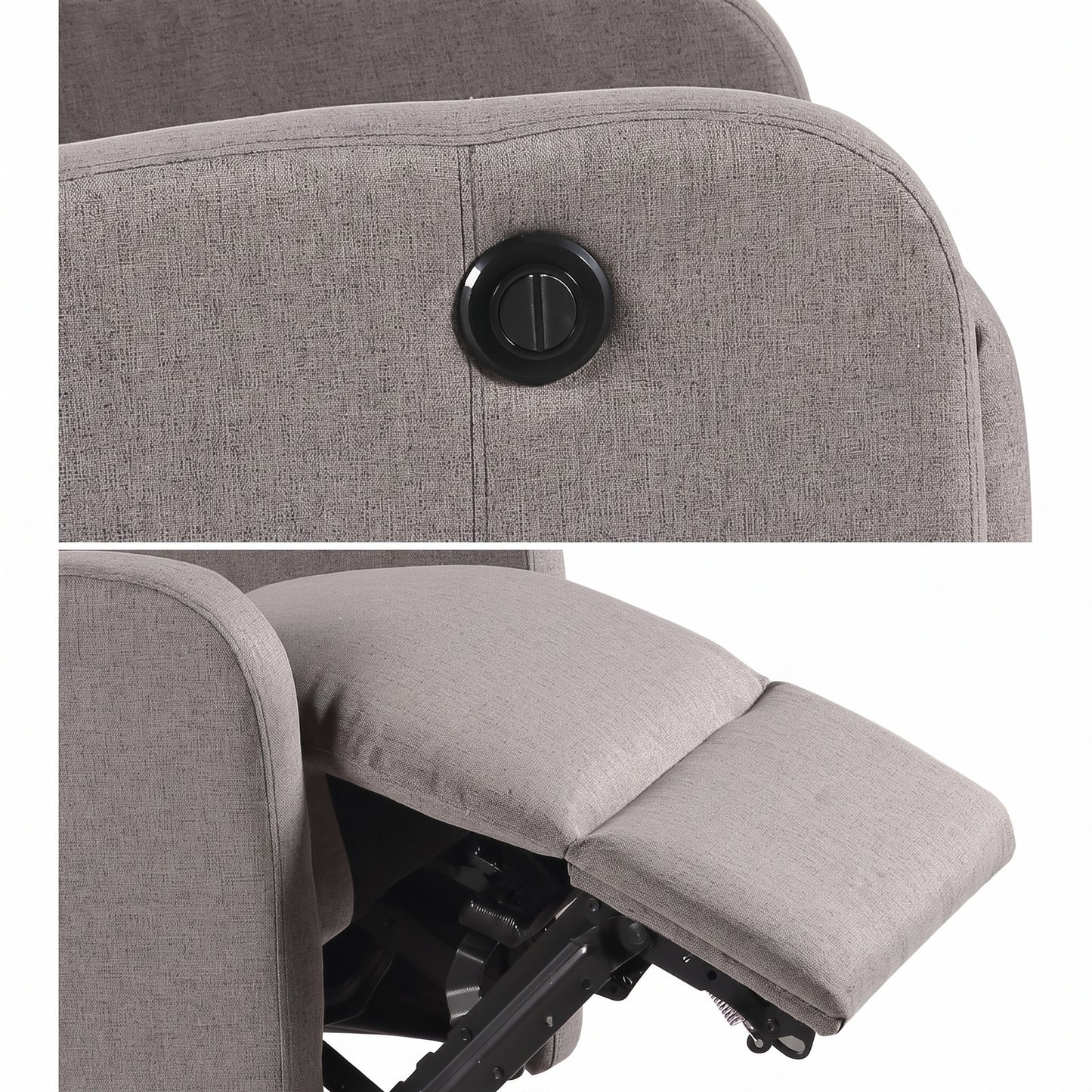 Fauteuil de Relaxation Électrique Élite – Inclinaison Motorisée – Repose-pieds Intégré – 200 kg