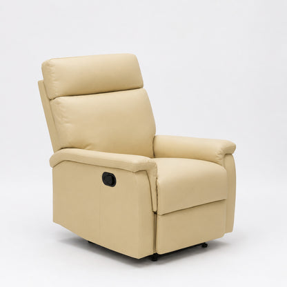 Fauteuil Relax Inclinable Harmony – Similicuir Cuir – Repose-pieds Intégré – 150 kg