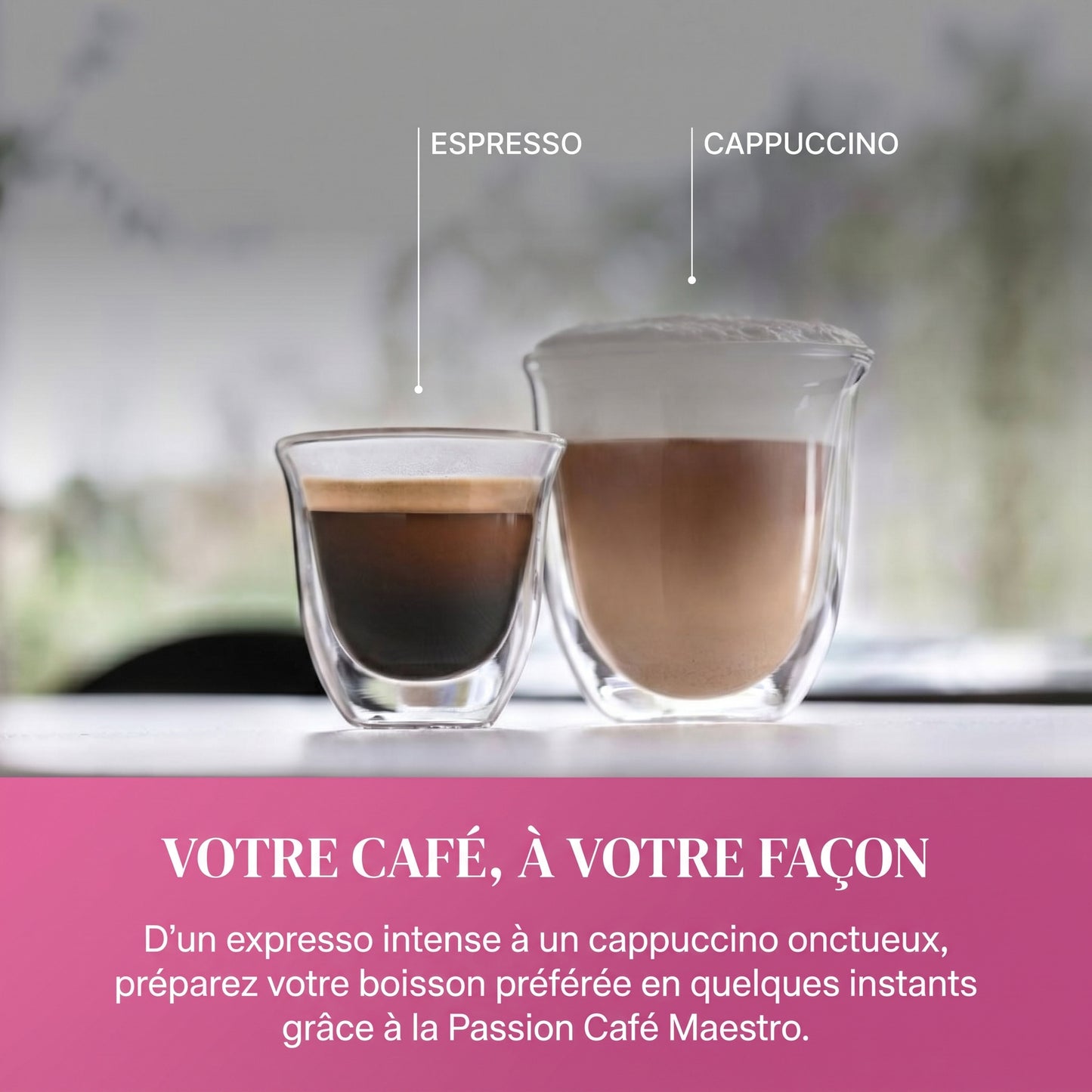 Machine à Café Automatique avec Mousseur à Lait – Passion Café Maestro