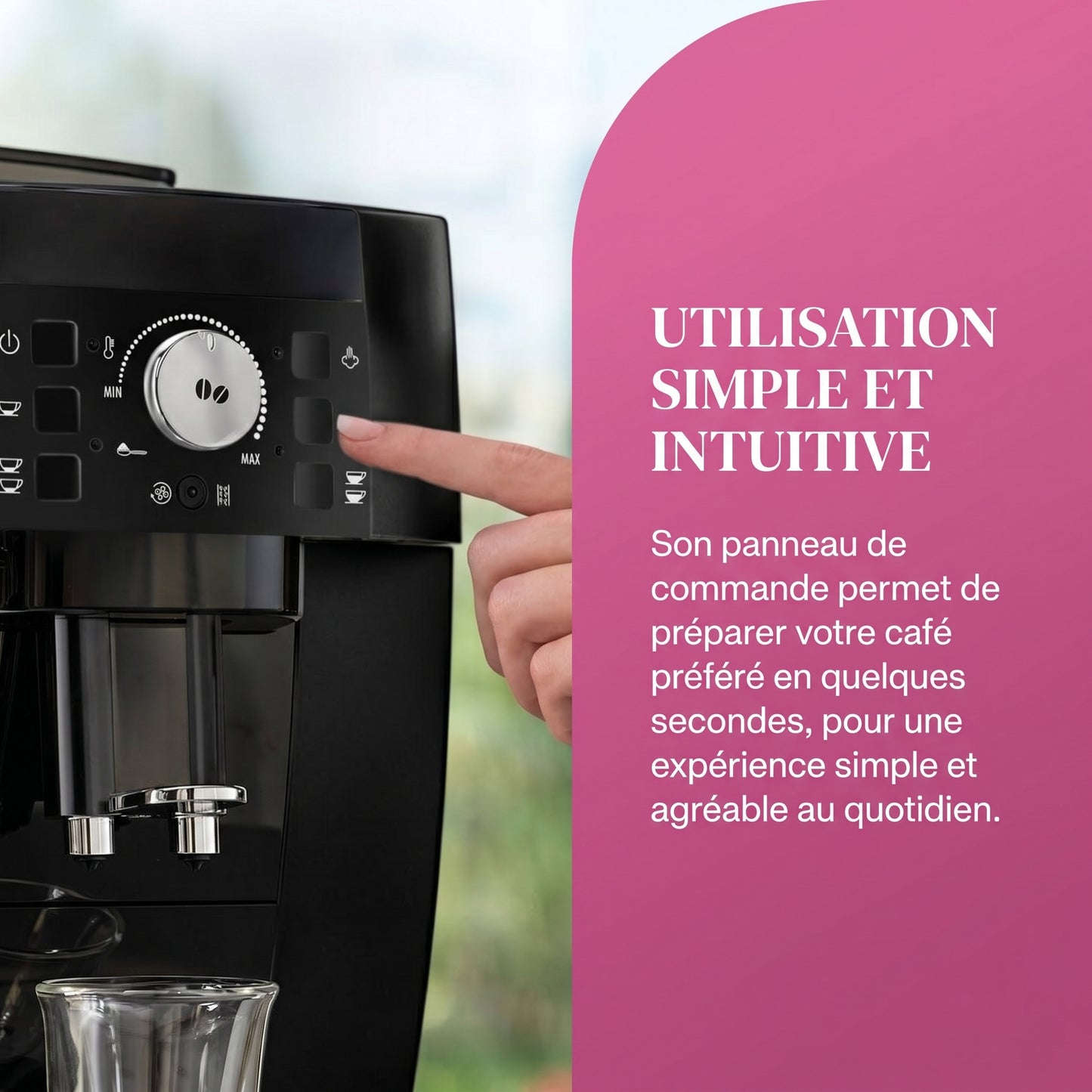 Machine à Café Automatique avec Mousseur à Lait – Passion Café Maestro