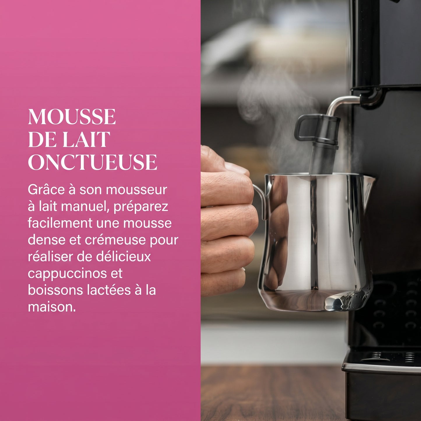 Machine à Café Automatique avec Mousseur à Lait – Passion Café Maestro