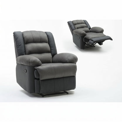 Fauteuil de Relaxation Inclinable Prestige – Similicuir – 3 Positions – Repose-pieds Intégré – 160 kg