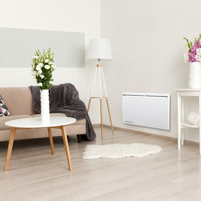Radiateur Électrique à Inertie Céramique Connecté Passion Maison Neo 2000 W – Horizontal Blanc