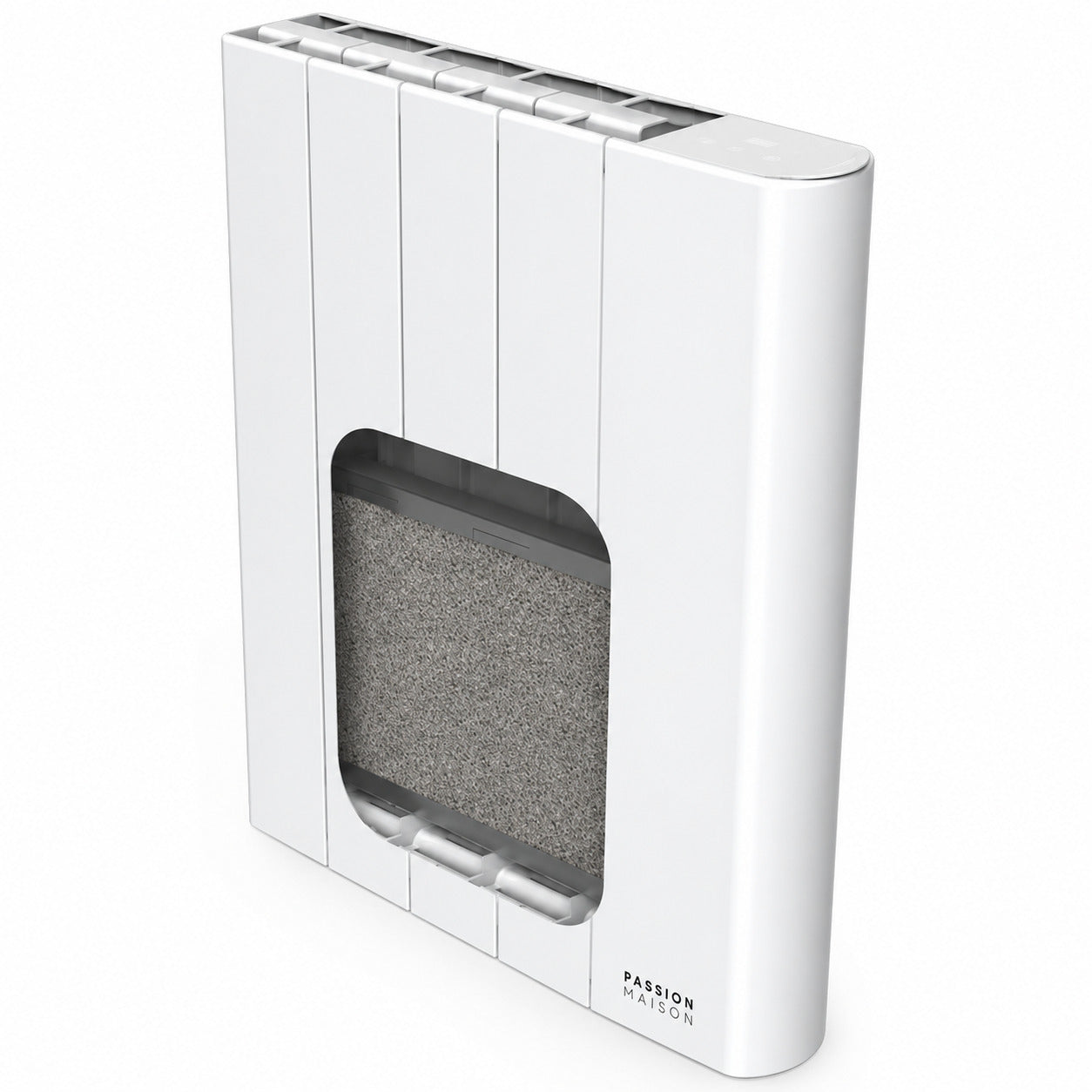 Radiateur Électrique Connecté Passion Maison Origin 1000 W – Inertie Céramique – Horizontal Blanc