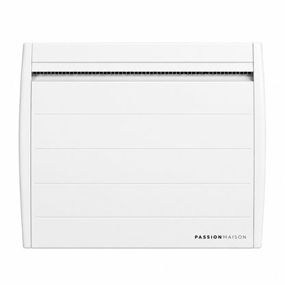 Radiateur Électrique Connecté Passion Maison Pulse 1000 W – Inertie Aluminium – Horizontal Blanc